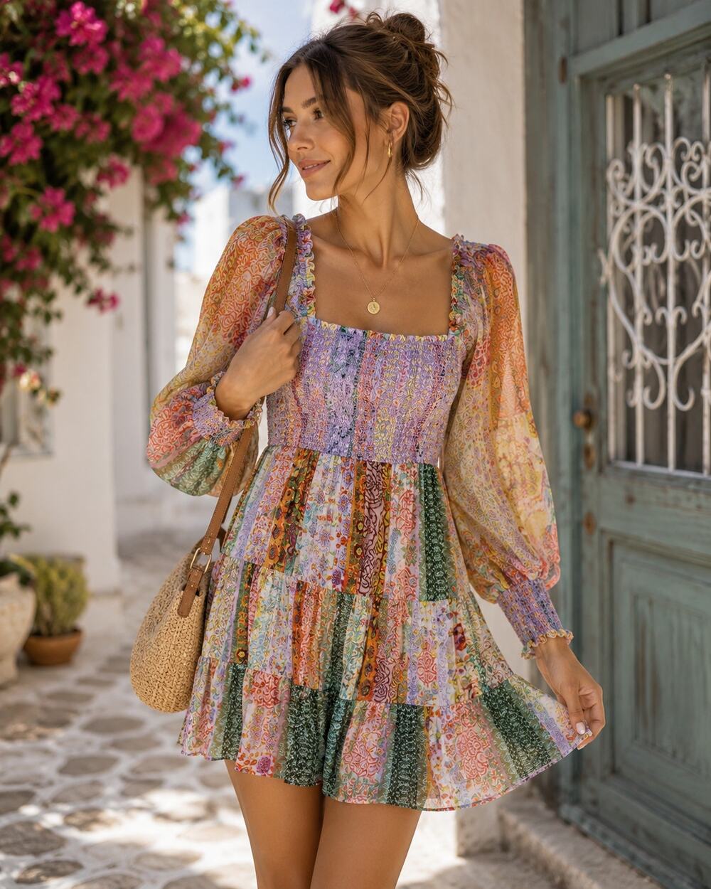 NWT Alice + Olivia Rowen Tiered Dress Sz XL Retail $465 as shown on the TV